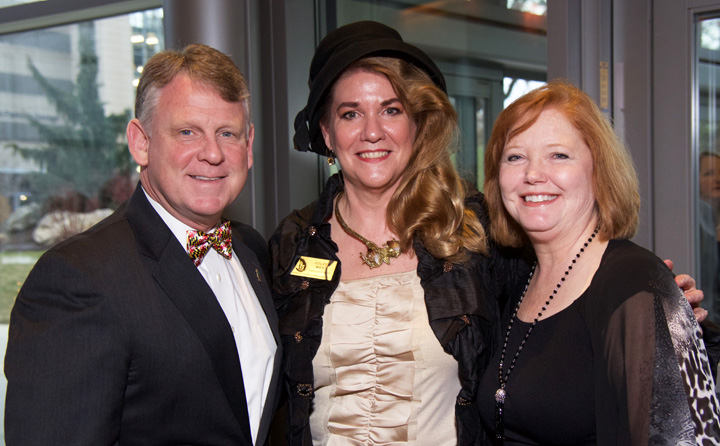 Howard County Executive Allan Kittleman, HCAC Executive Director Coleen West, and Robin Kittleman at the 2017 Celebration of the Arts (photo courtesy of Lee Waxman)