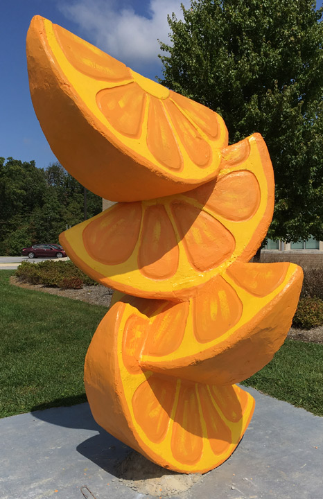 Slices of Heaven by Craig Gray, installed at North Laurel Community Center & Park (HCAC photo)