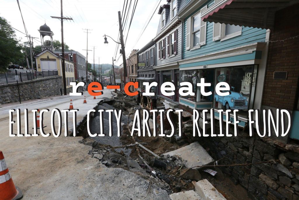Re-CREATE: Ellicott City Artist Relief Fund (image courtesy of Howard County Government)