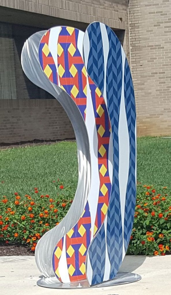 Butterfly by Mary Angers, installed at the Howard County Public School System Administrative Offices. (HCAC photo)