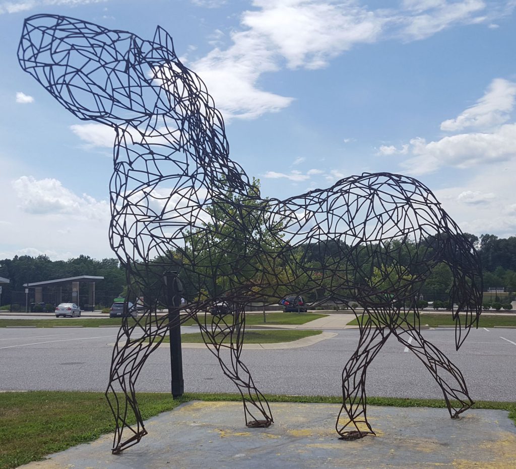 Iron Horse by Craig Gray, installed at North Laurel Community Center and Park (HCAC photo)