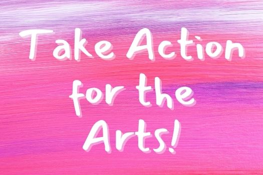 Take Action for the Arts graphic