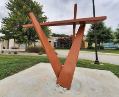 Vasanzio IV ‘A Favor’, by Steven Buduo, installed at North Laurel Community Center & Park (HCAC photo)