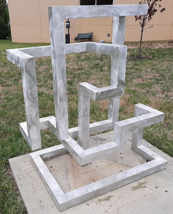 Labyrinth by Jeff Chyatte, installed at Howard County General Hospital as part of ARTsites 2022 (HCAC photo)