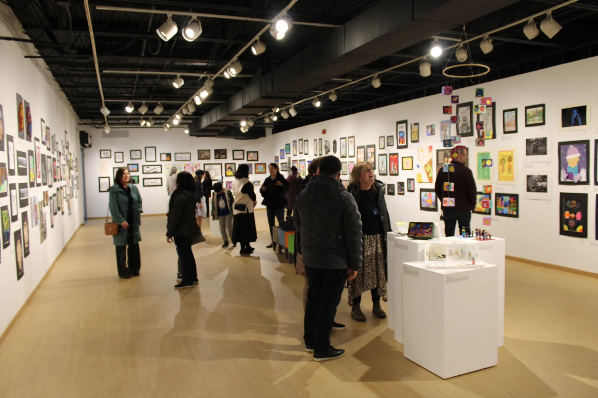 Youth Art Month 2024 exhibit reception
