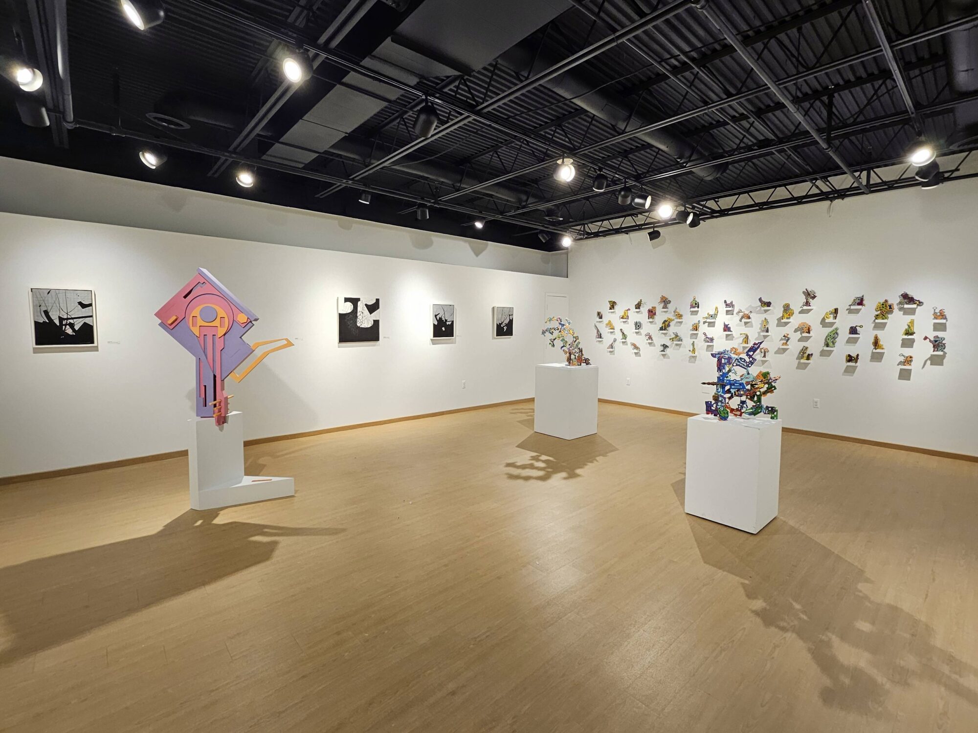 Unfolding Dualities gallery installation 2024