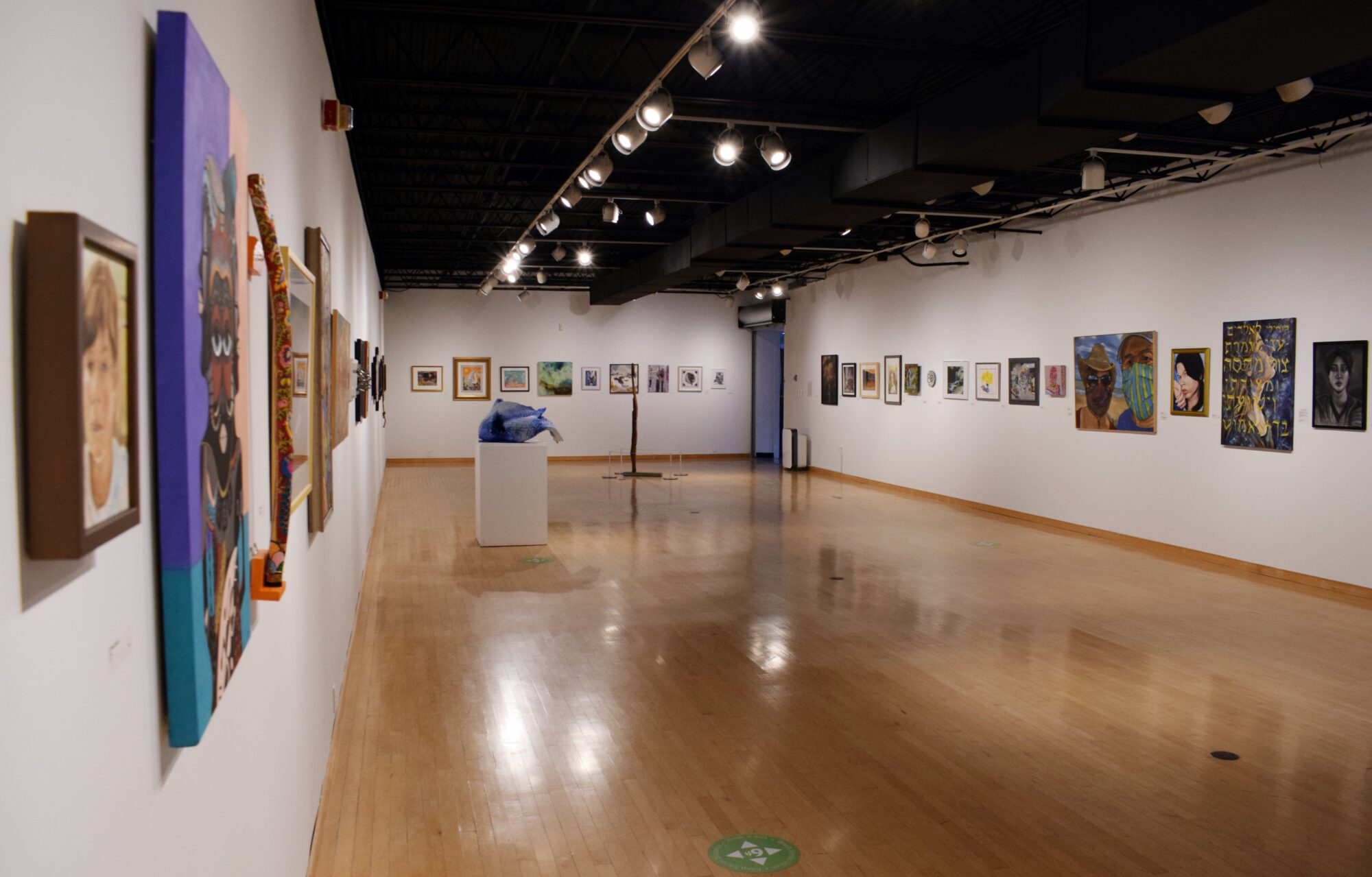 Art Howard County 2021 gallery installation