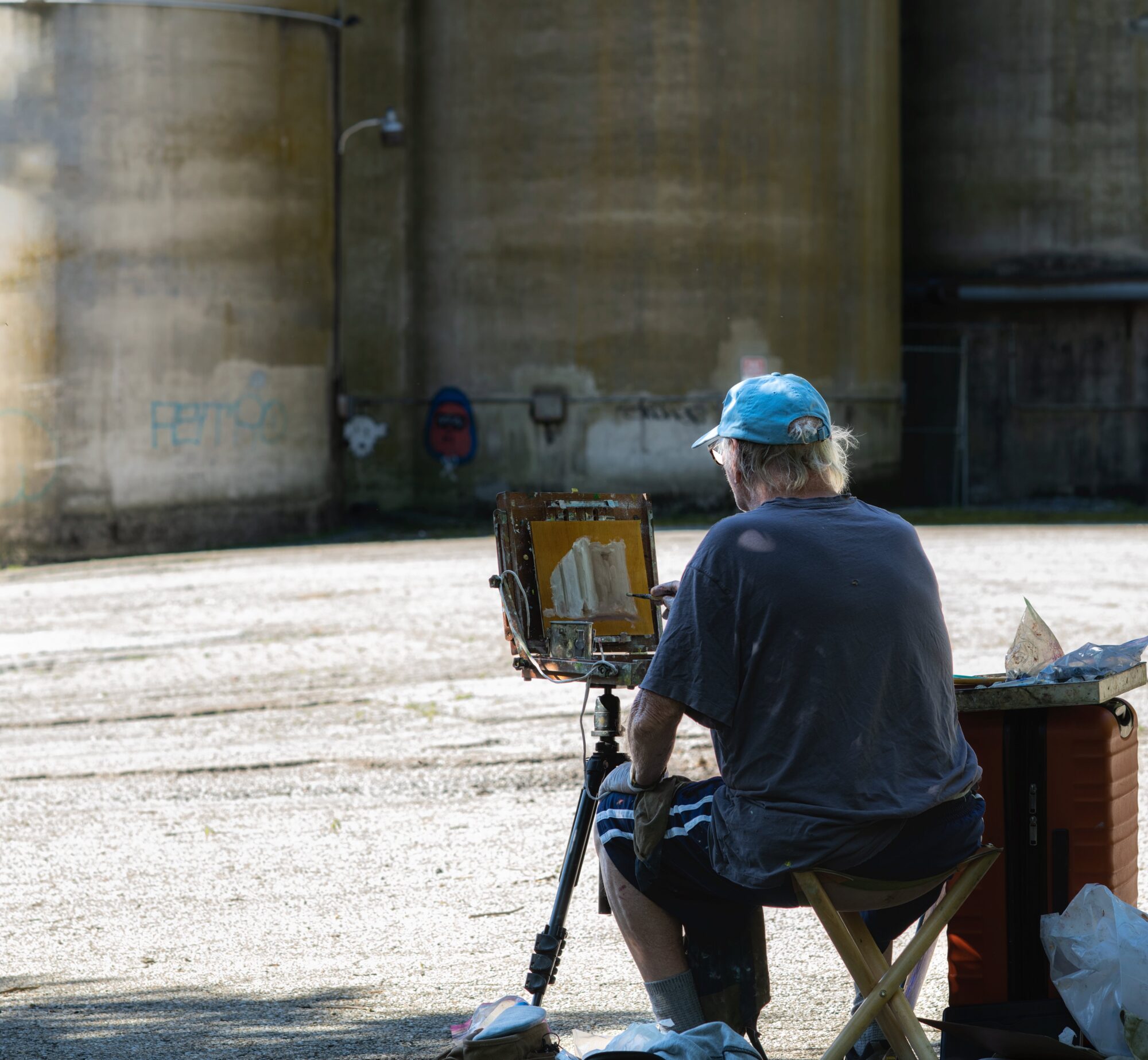 Paint It 2022 artists at work