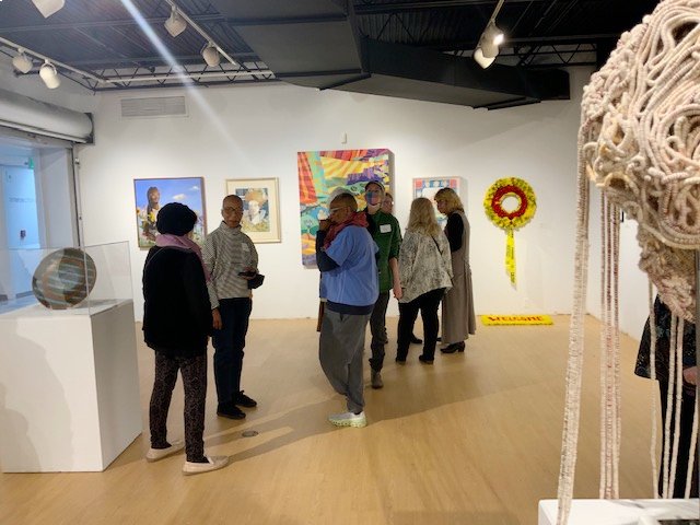 Art Maryland 2022 gallery installation