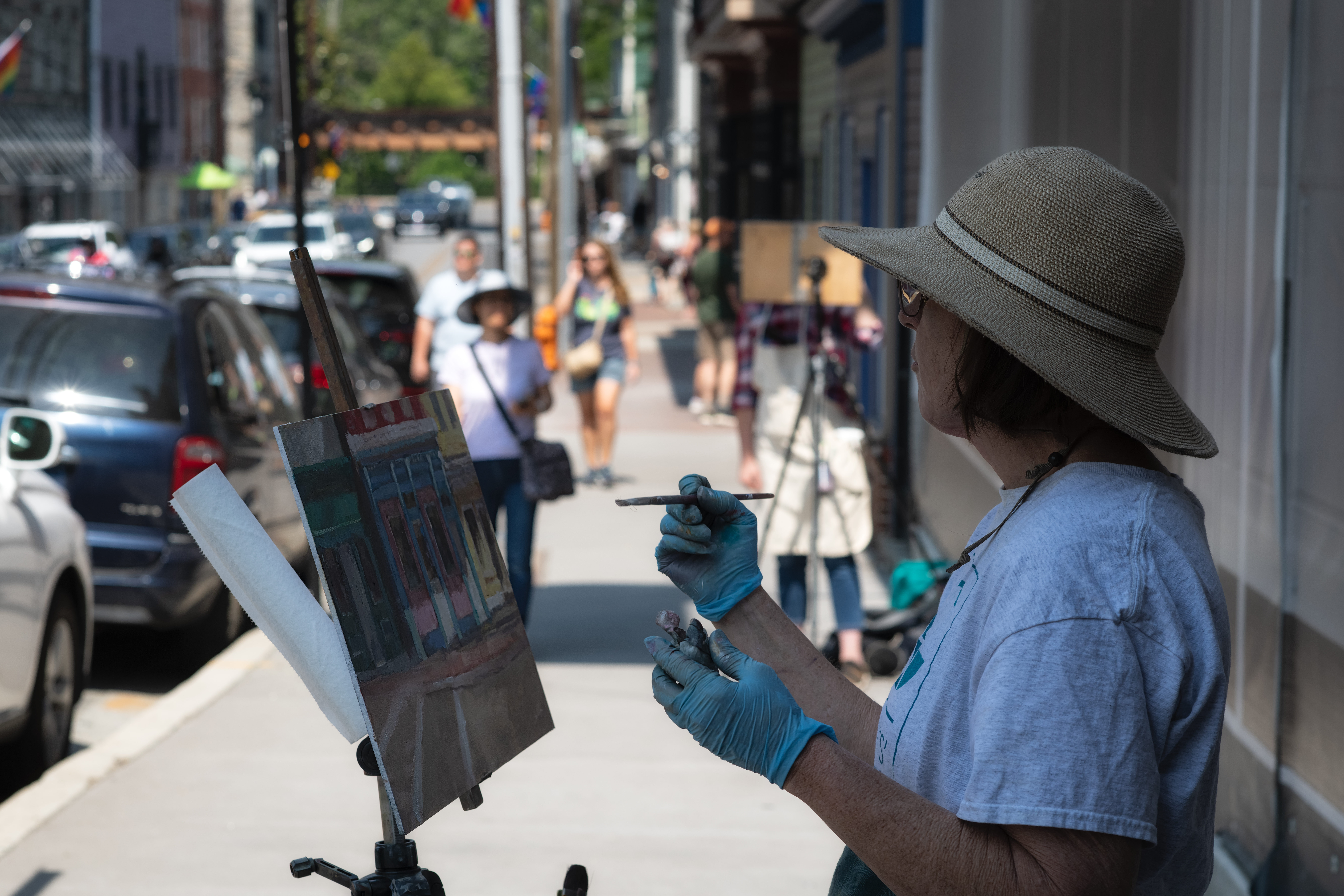 Paint It 2023 artists at work