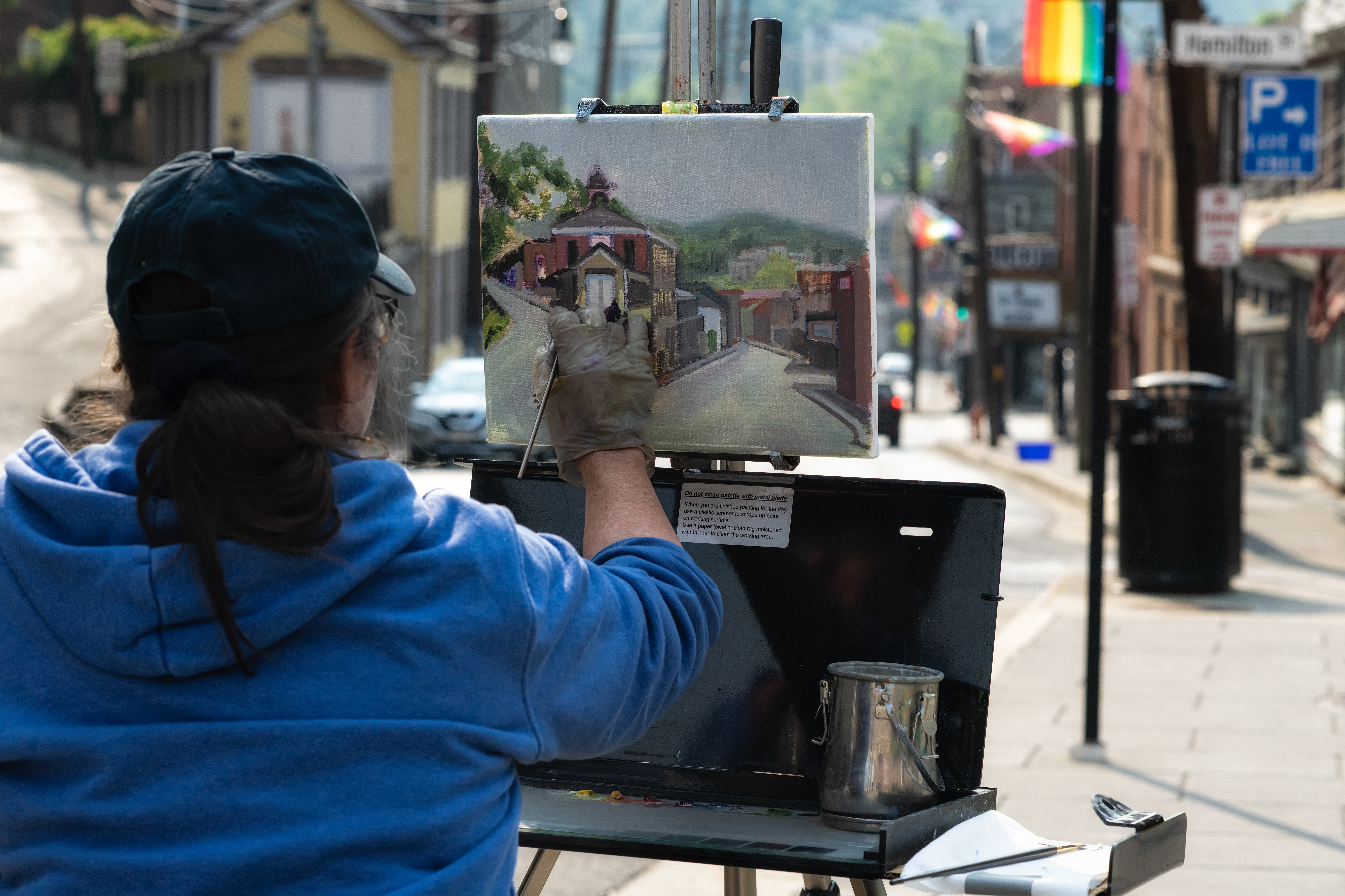 Paint It 2023 artists at work